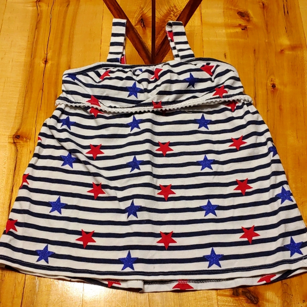 🎁 Jumping Beans all American tank top girls sz 6